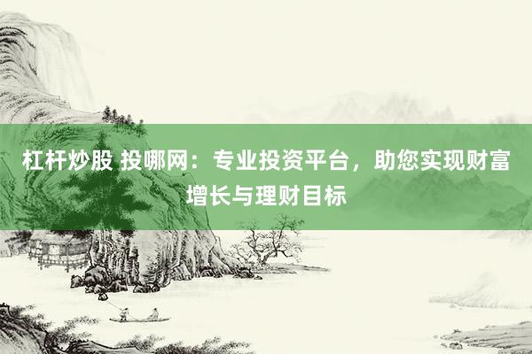 杠杆炒股 投哪网：专业投资平台，助您实现财富增长与理财目标