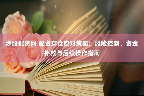 炒股配资网 配资穿仓应对策略：风险控制、资金补救与后续操作指南